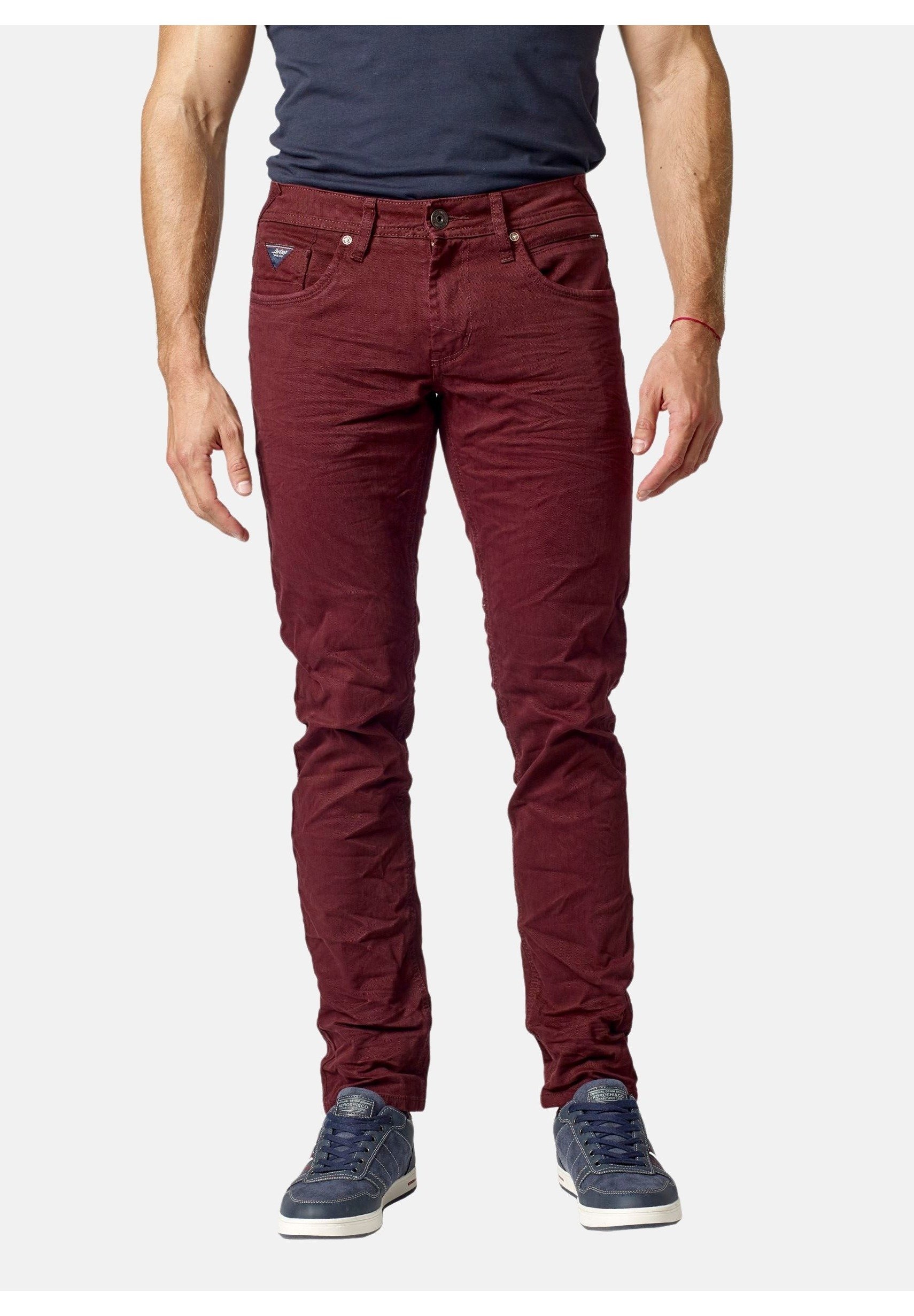 Koroshi COLOR Vaqueros slim - granate/burdeos - Zalando.es