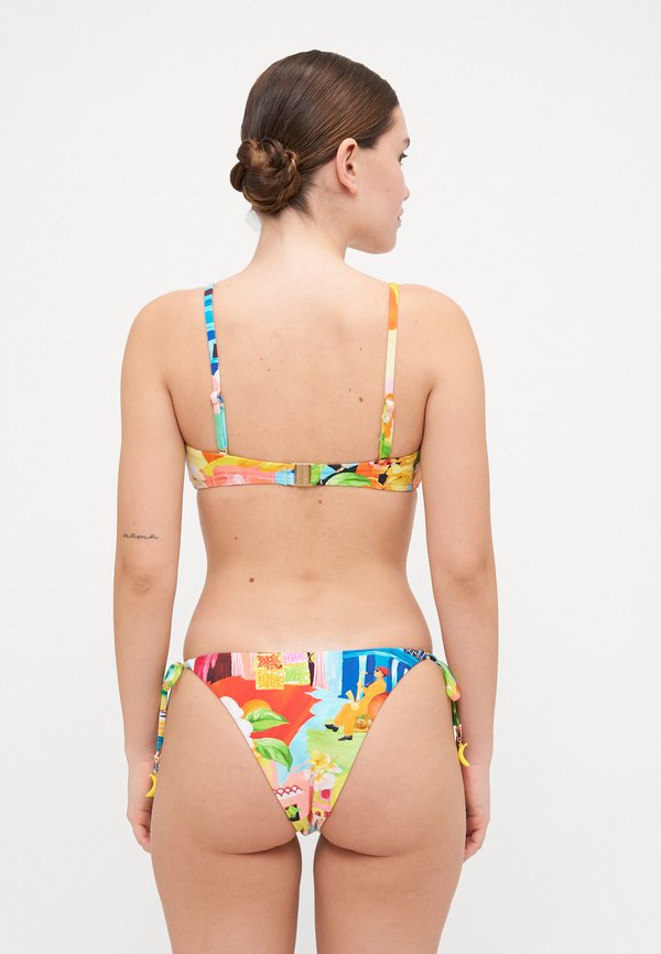 CUBA RING FRONT BRALETTE - Bikini top - turquoise4