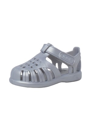 TIRA ADHERENTE TOBBY METALIZADAS - Sandales de bain - plata
