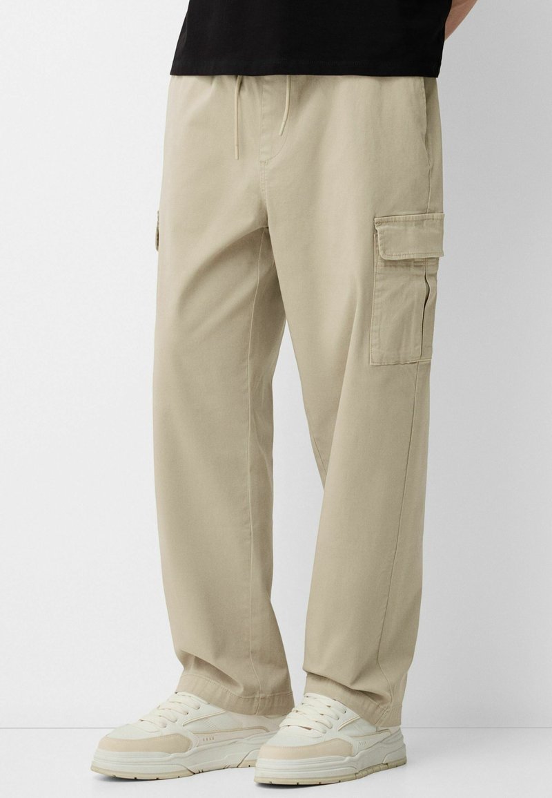 Bershka Cargobyxor - sand