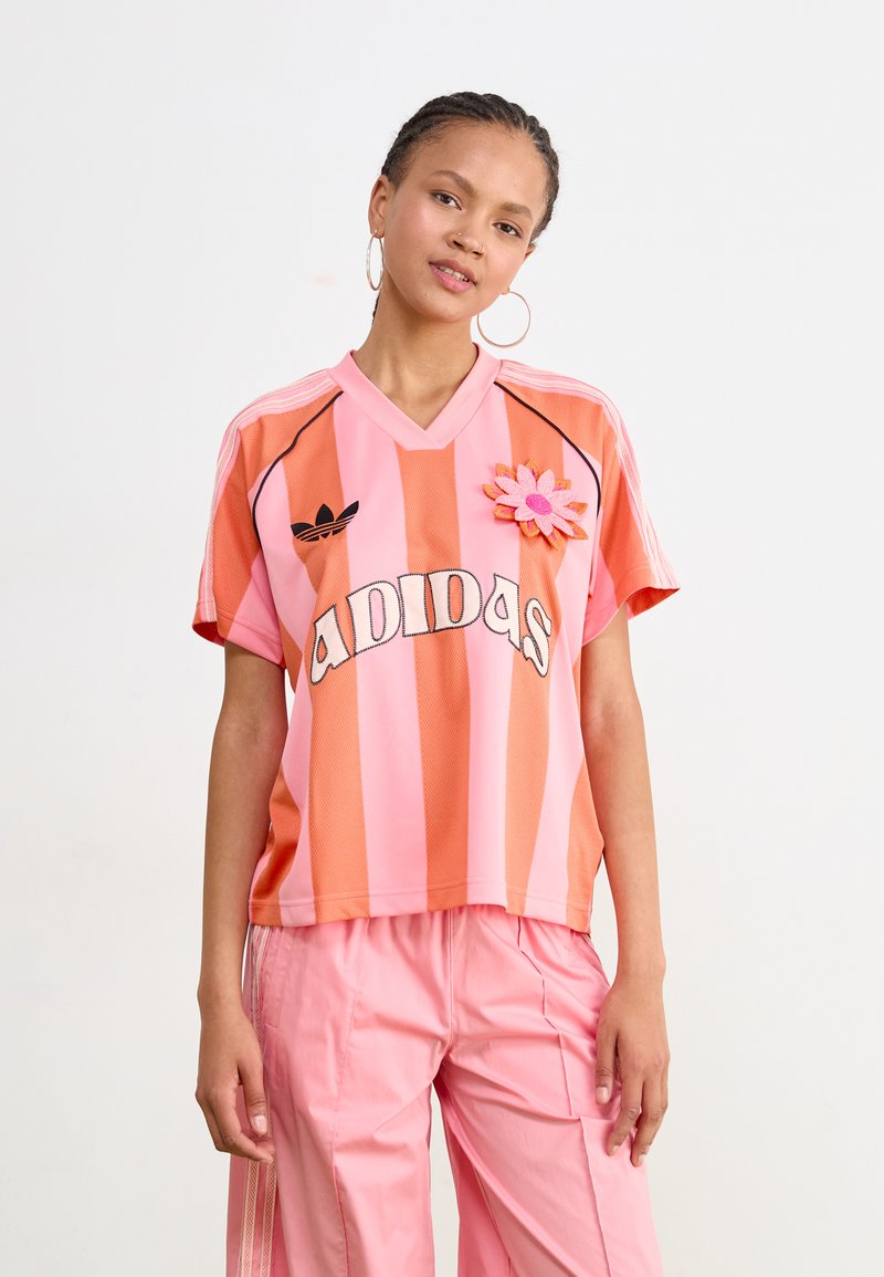 adidas Originals - T-shirts med print - semi pink spark/solar orange, Forstørre