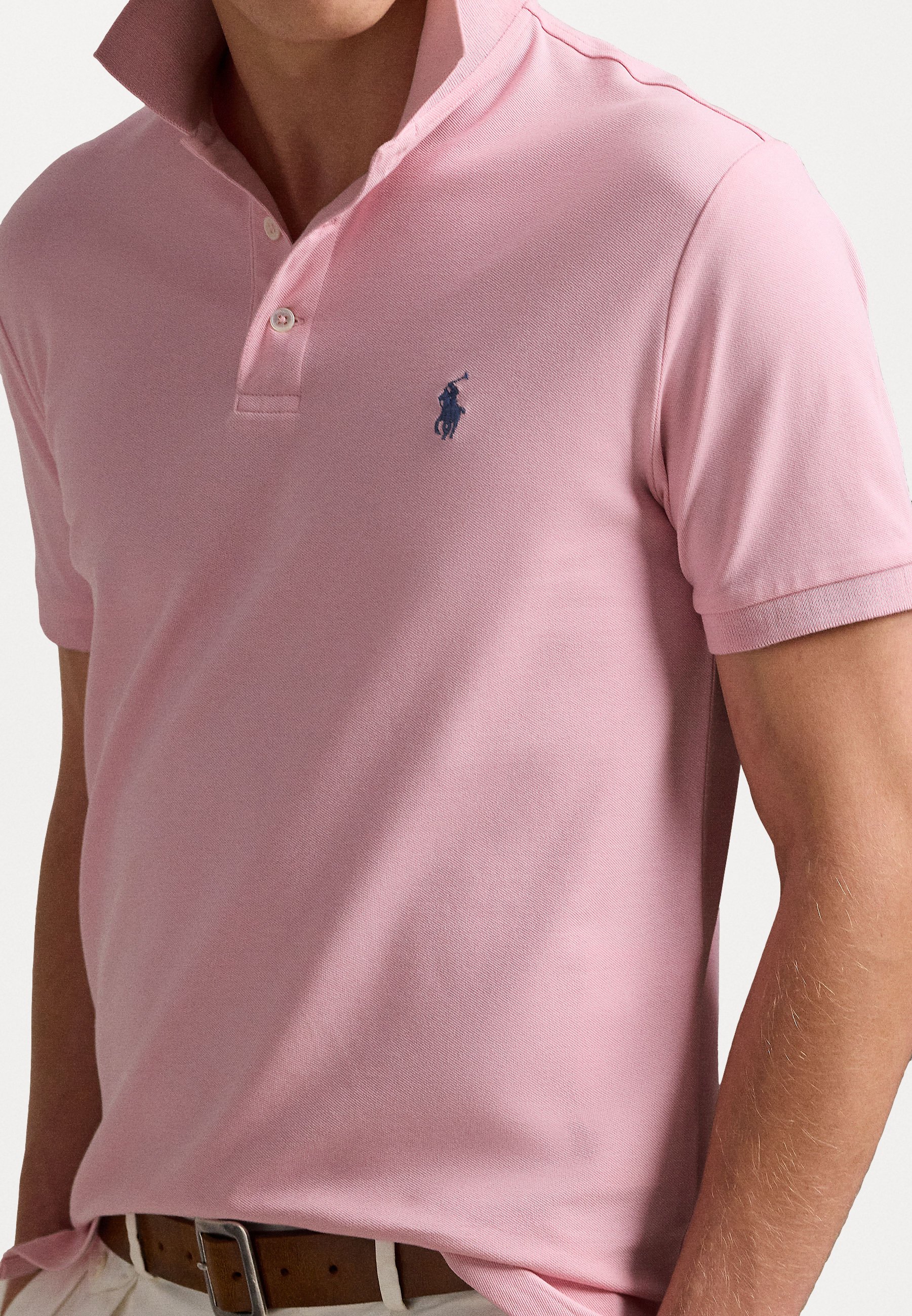 トップス \"Ralph Lauren\" pile poloshirt(PINK) Pink plush polo-shirt brand POLO RALPH LAUREN
