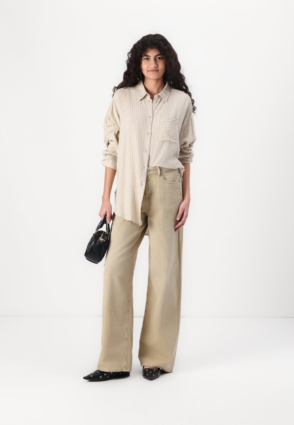 JXTOKYO WIDE JEANS - Wide Leg - desert dust4