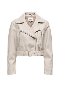 Veste en similicuir - beige