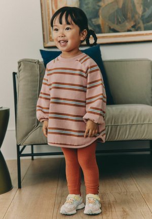 Next, REGULAR FIT - SWEATSHIRT AND LEGGINGS SET - Sweatshirt - pink cream stripe