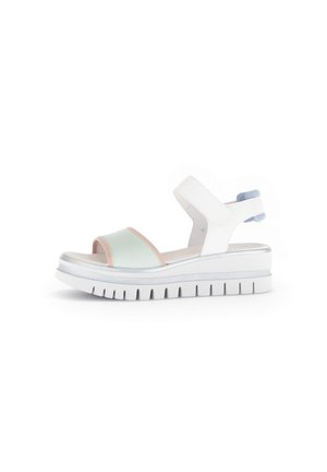 PLATEAU - Sandalen met sleehak - blau