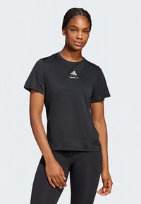 adidas Performance LES MILLS GRAPHIC - Marškinėliai su spaudiniu - black