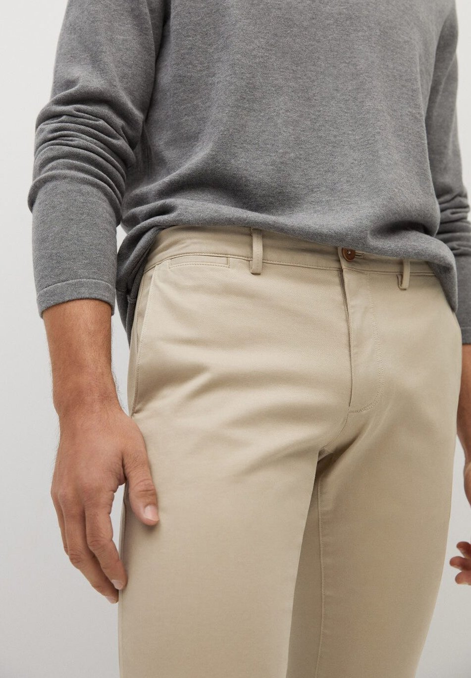 Mango BARNA - Pantalones chinos - beige - Zalando.es