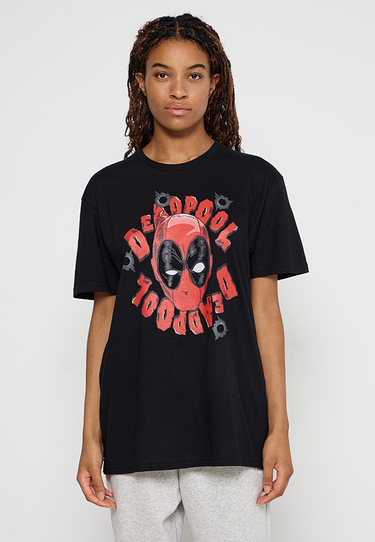 Marvel T-shirt print zwart