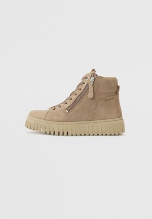 Plateaustiefelette - taupe