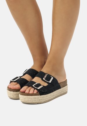 mtng Ciabattine con tacco - black