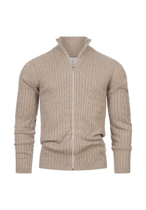 Kronstadt CABLE - Cardigan - beige mix