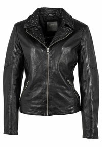 SHANILA - Giacca di pelle - black