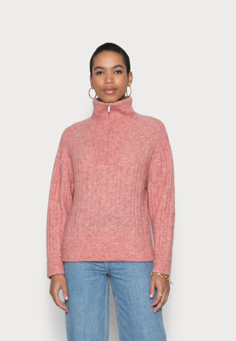 Gestuz ALPHAGZ R ZIPPER - Camisola - powdered pink melange