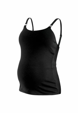 REGULAR FIT - NURSING MATERNITY ANTI LEAK - Undershirt - black