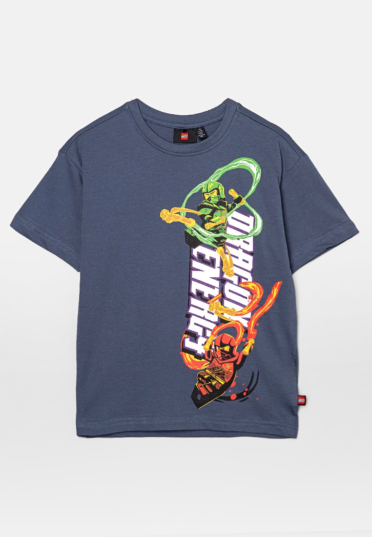 LEGO® kidswear T-shirt print donkerblauw