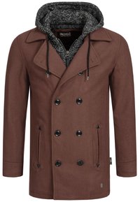 Halflange jas - brown