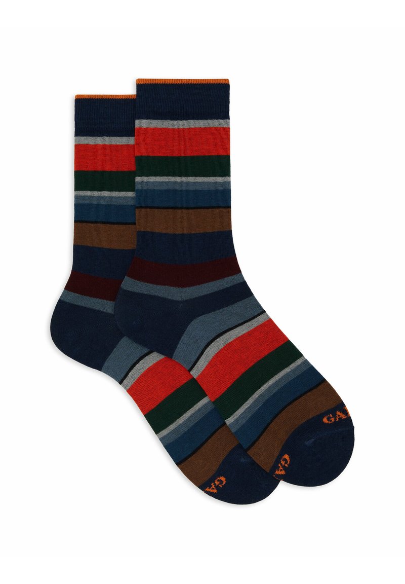 Gallo SHORT WITH STRIPES - Calze - royal vermiglio