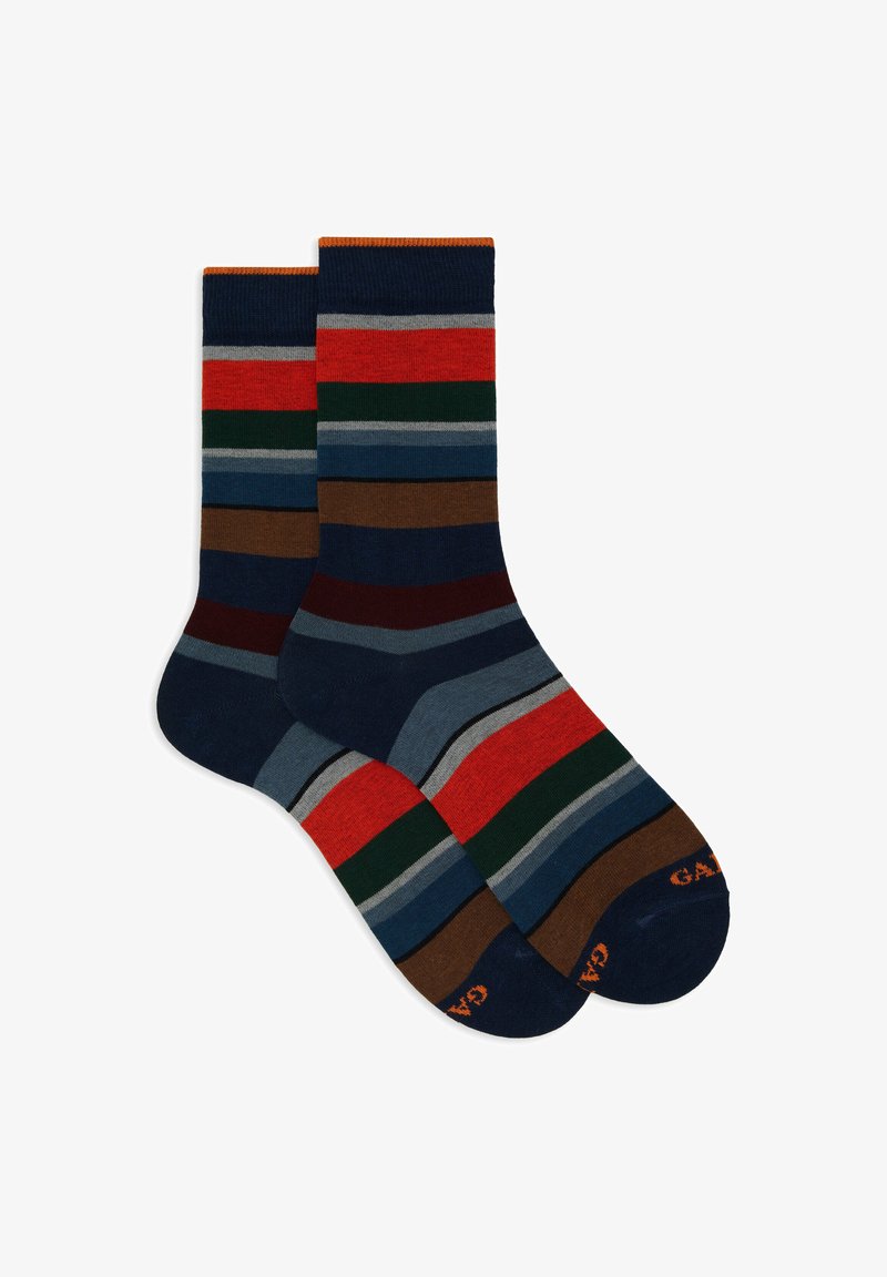 Gallo SHORT WITH STRIPES - Calze - royal vermiglio