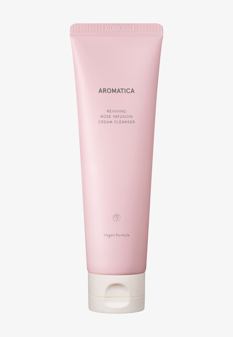 aromatica - REVIVING ROSE INFUSION CREAM CLEANSER - Krem oczyszczający, Powiększ
