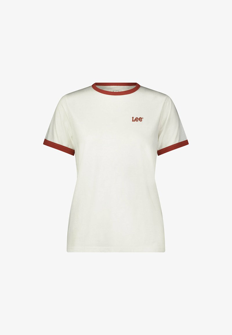 Lee Ringer Tee Lee RINGER TEE - T-Shirt print - ecru/beige - Zalando
