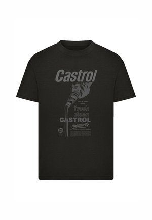 CASTROL FRESH CLEAN - Print T-shirt - schwarz