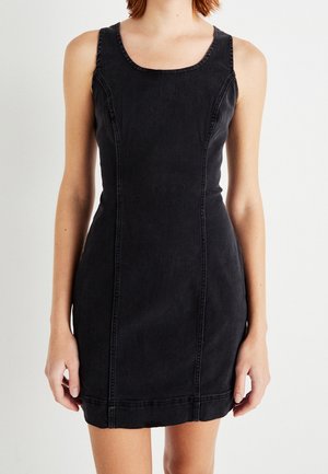 Etuikleid - black denim