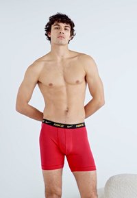 Nike Underwear BRIEF 3 PACK - Boxer alsónadrág - black/red