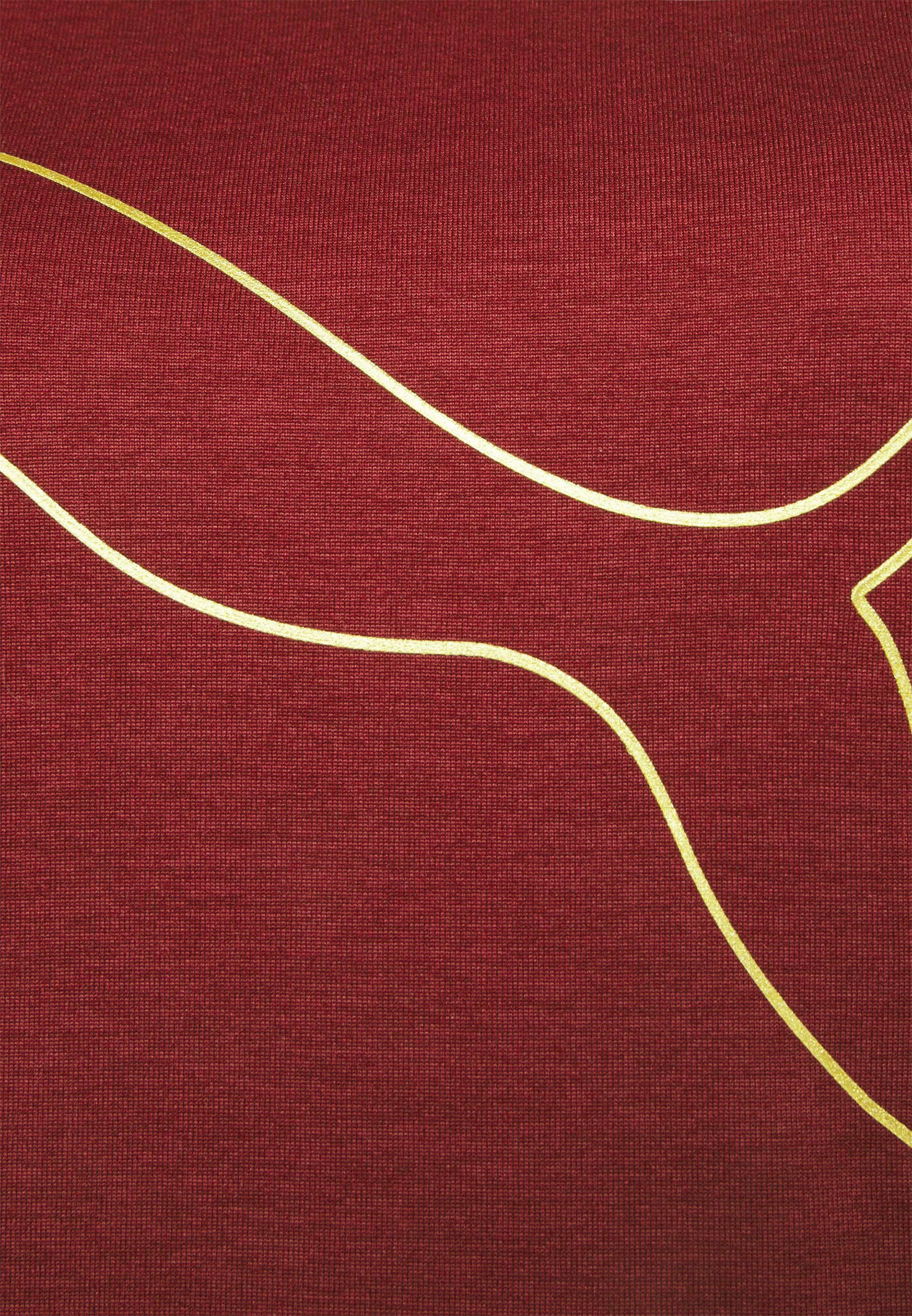 Puma TRAIN FAVORITE HEATHER CAT TEE - Print T-shirt - intense red heather/red  - Zalando.co.uk