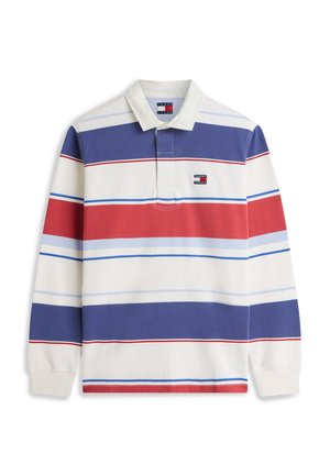 Tommy Jeans, STRIPE RUGBY - Pikkade varrukatega topp - ecru/multi