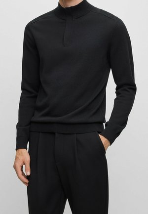 Strickpullover - black