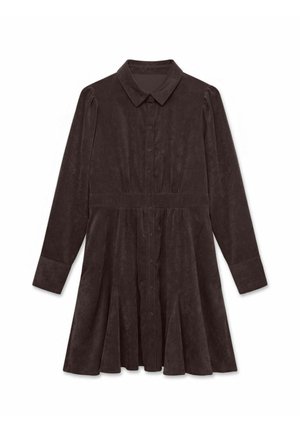 Vero Moda, DRESS AWANE SHORT DRESS - Robe chemise - chocolate torte