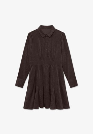 Vero Moda, DRESS AWANE SHORT DRESS - Robe chemise - chocolate torte