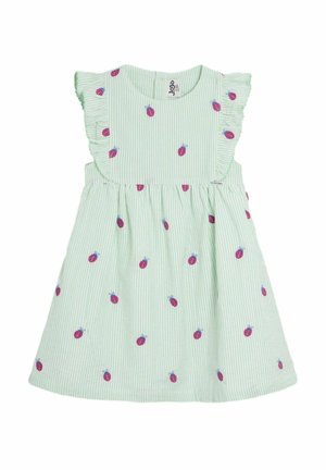 REGULAR FIT EMBROIDERED - Denné šaty - green ladybird