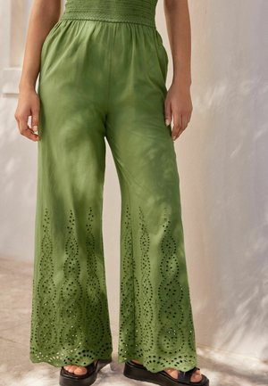 BRODERIE REGULAR FIT - Jumpsuit - khaki green