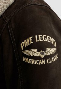 PME Legend GREENVILLE - Usnjena jakna - d brown