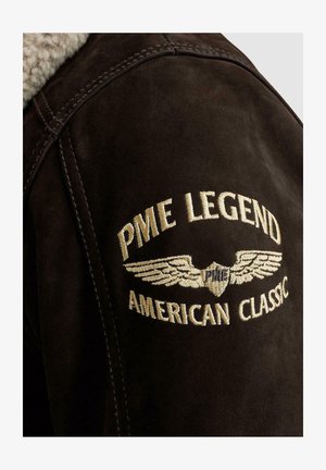 PME Legend GREENVILLE - Chaqueta de cuero - d brown