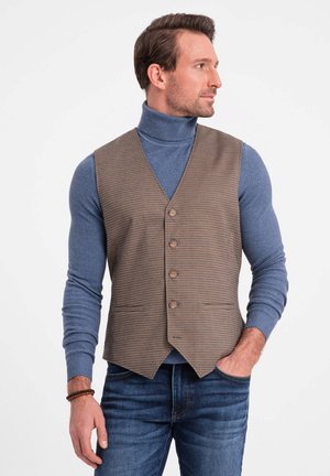 CASUAL - Suit waistcoat - brown