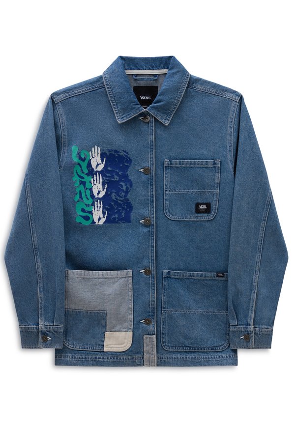 DRILL CHORE  - Jeansjacke - stone wash