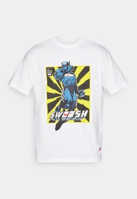 TEE FITNESS - Camiseta estampada - white