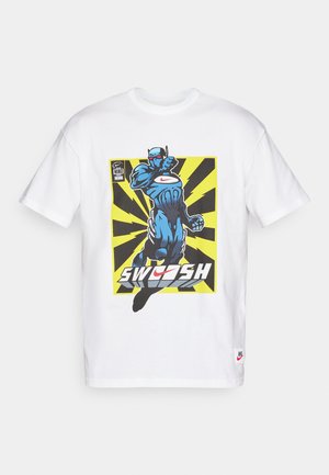 Nike Performance TEE FITNESS - Print T-shirt - white