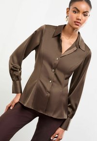 Unselected, chocolate satin