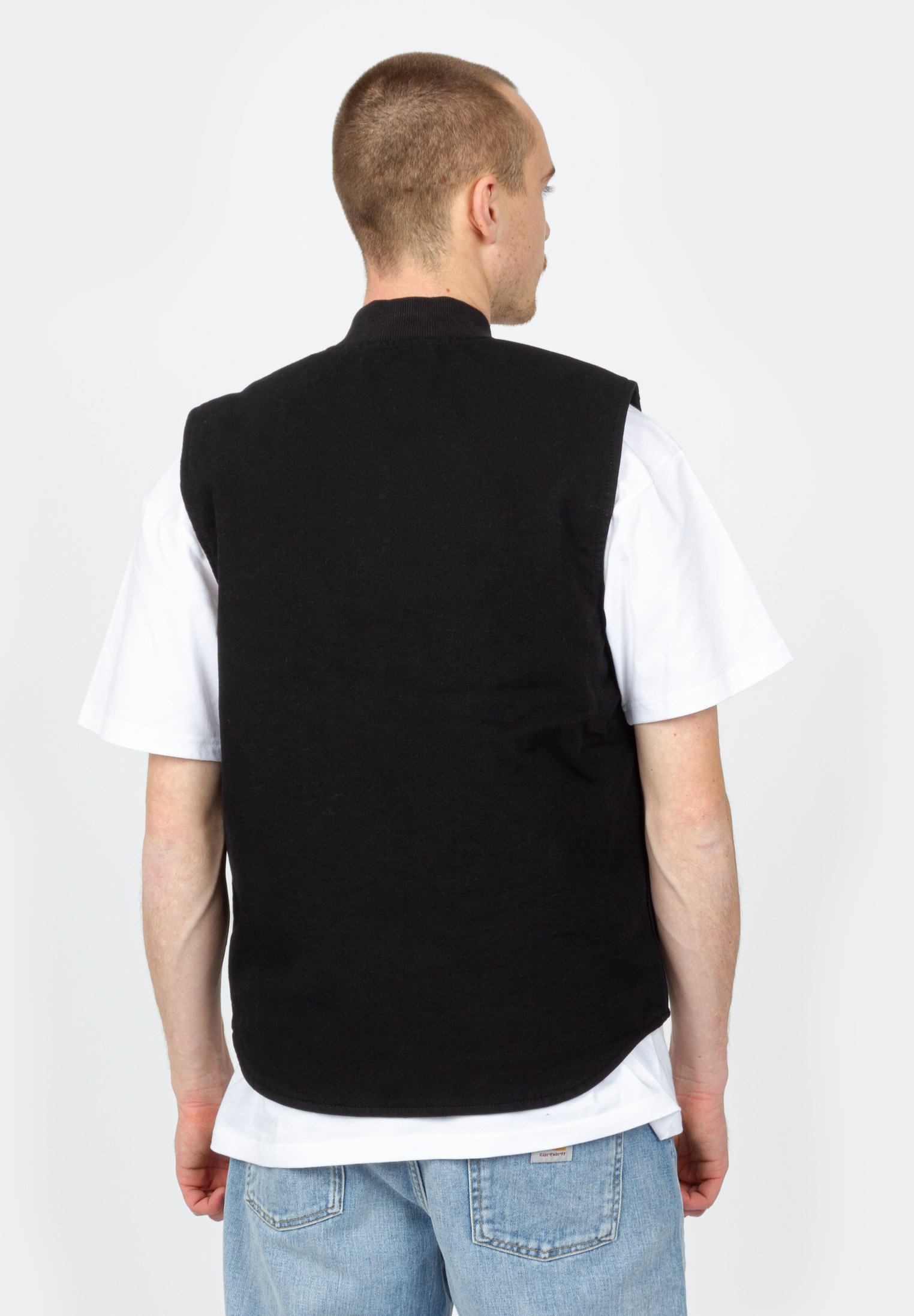 Carhartt WIP Weste - black rinsed/schwarz - Zalando