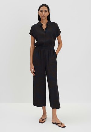 someday. MID RISE CROPPED ANIMAL PRINT - Tuta jumpsuit - ocean