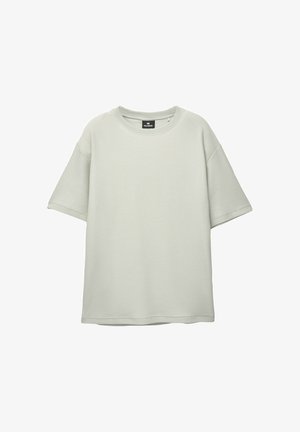 PULL&BEAR TEXTURED - Basic póló - light green