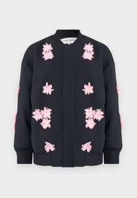 FLORAL BOMBER JACKET - Bomberjacka - dark blue