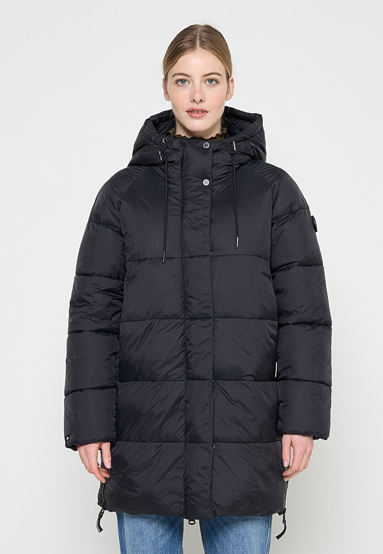 khujo Wintermantel zwart