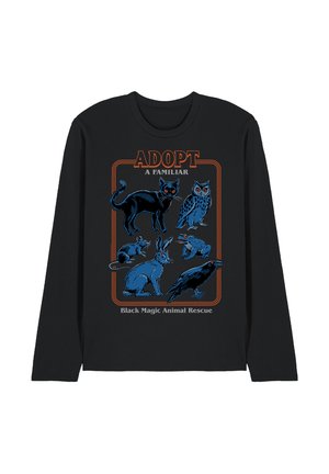 Cotton Soul, STEVEN RHODES ADOPT A FAMILIAR - Long sleeved top - black