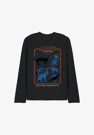 Cotton Soul, STEVEN RHODES ADOPT A FAMILIAR - Long sleeved top - black