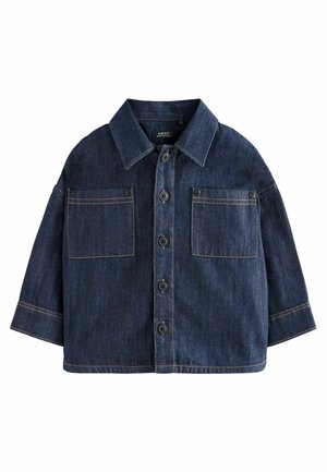HOODED  REGULAR FIT - Jeansjacka - dark denim rinse
